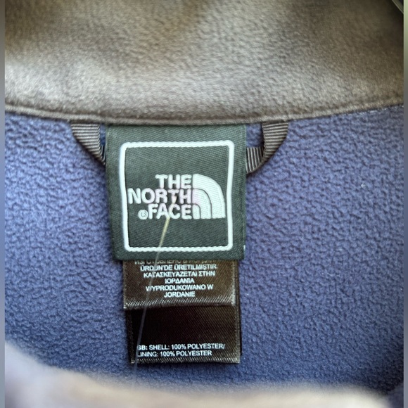 The North Face Men’s Full Zip Long Sleeve Navy Blue Soft Jacket. Medium - Picture 5 of 9